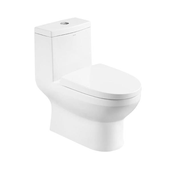 Buy cheap One Piece Ceramic Toilet Set 685×370×725mm Siphonic Flushing from wholesalers