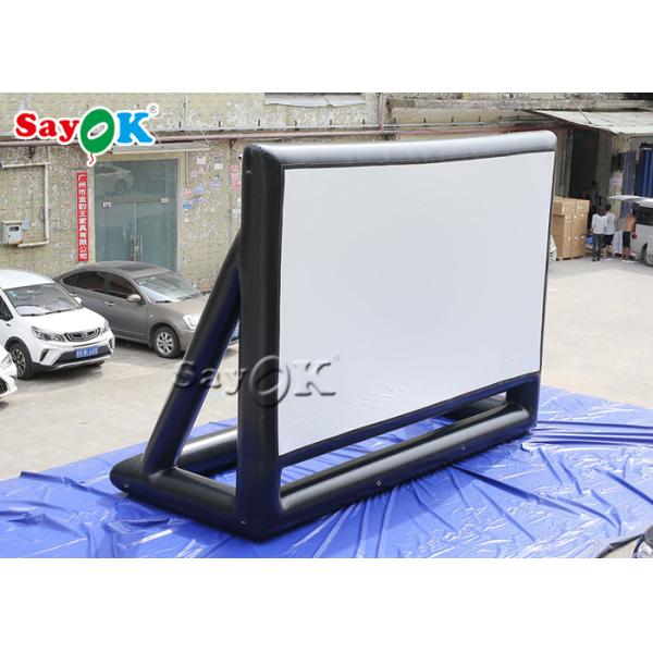 Waterproof PVC 6.4x4.6mH Commercial Inflatable Sealed Air Screen