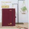 Buy cheap 2023 Hardcover Spiral Weekly Planner 8.75'' X 6.63'' In Bordeaux from wholesalers