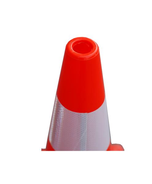 Buy cheap 18" Fluorescent Orange PVC Road Cone Plastic Safety Cone from wholesalers