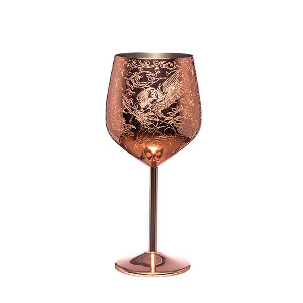 Buy cheap Unbreakable Stemmed 18 Oz Stainless Steel Wine For Glasse Red White Wine from wholesalers
