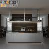 Buy cheap Kitchen Furniture Solid Wood Modern Kitchen Cabinet with Luxury Kitchen Island Free Design Furniture Set from wholesalers