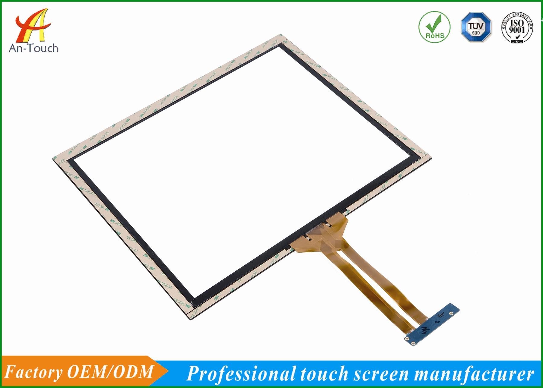 High Brightness 19" Capacitive Touch Panel For Touch Monitors / KTV System