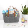 Buy cheap Felt Baby Diaper Organizer 33*18*15 CM For Infant Essentials Storage from wholesalers