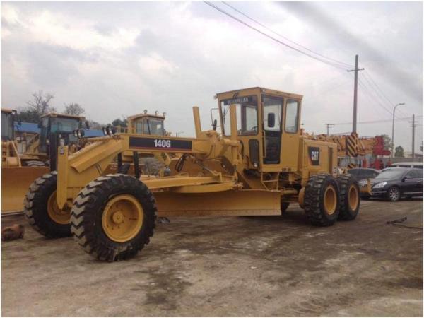 Buy cheap 10.3L Displacement 123KW Caterpillar 140G Used Motor Grader from wholesalers
