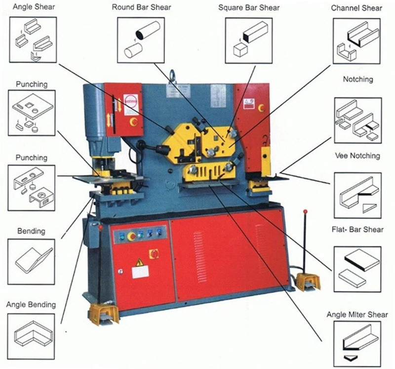 Ironworker Hydraulic Universal Steelwork For Steel Structure