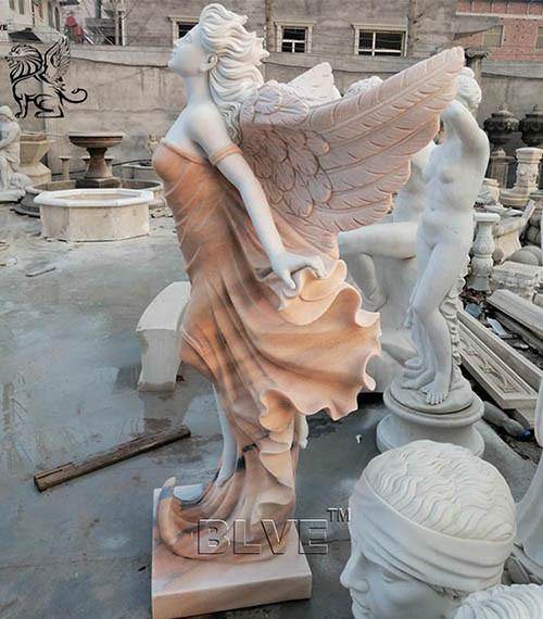 Buy cheap Marble Angel Sculpture Greek Life Size Natural Stone Garden Statue from wholesalers