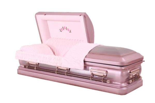 Buy cheap Pink Velvet Rose Gold Casket Natural Brushed Purple Shaded Heritage Bronze from wholesalers