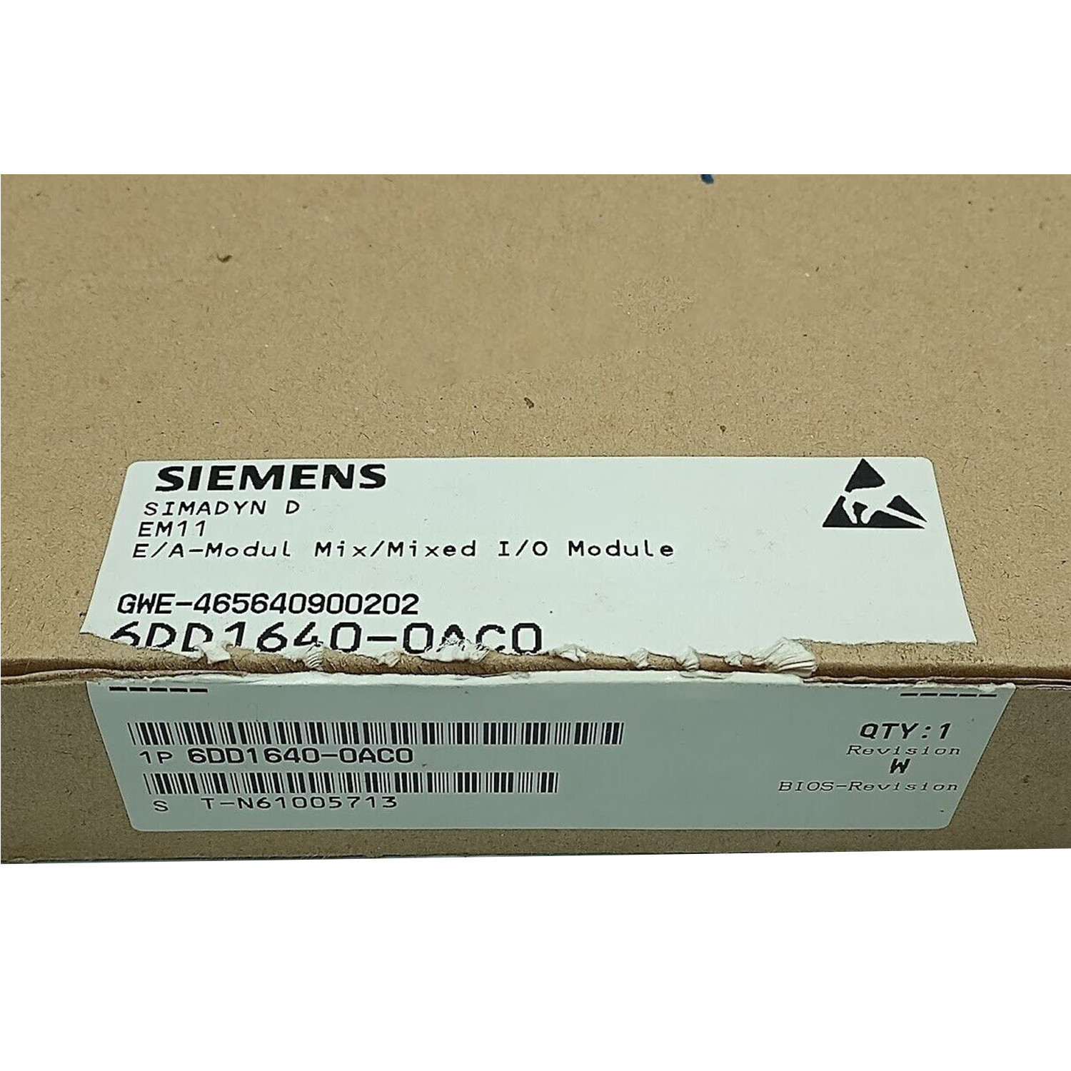 SIMADYN ET 200 Siemens PLC 6DD1640-0AC0 For Industrial Automation