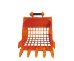 100mm Gaps Excavator 0.8-1.2M3 Skeleton Sieve Bucket For Doosan DH200 DH250
