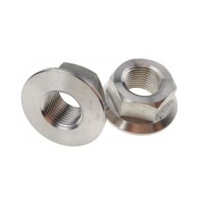 Buy cheap Titanium  Custom Fasteners Hex Flange Head Nuts For Auto Parts  Bolts Screws from wholesalers