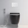 Buy cheap Sleek And Seamless Skirted Elongated Toilet Wall Mount Water Closet from wholesalers