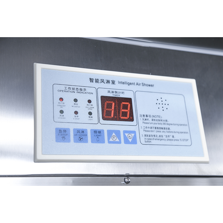 Cleanroom Entrance Air Shower Blower with One Person Capacity and HEPA Air Filter
