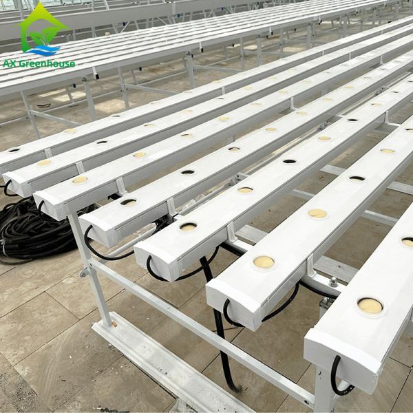Buy cheap Greenhouse Farming Soilless Hydroponic NFT PVC Pipe Tube Growing System from wholesalers