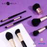 Buy cheap Classic Black Synthetic Hair Makeup Brush Kabuki Golden Aluminium Ferrule Eco Friendly from wholesalers