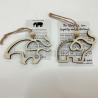 Buy cheap Wooden Elephant Christmas Ornament with Story, Friendship Gift for Best Sisters Friends from wholesalers