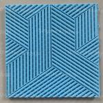 18mm Garage Floor Tiles Slip Resistance and Ribbed Surface for Protection