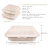 Buy cheap corn starch clamshell box,Corn Starch Food Container, Disposable Lunch Box,Biodegradable Microwave Corn Starch Food Cont from wholesalers