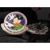 Buy cheap Customized zinc alloy brooch pin enterprise logo emblem staff cloisonne blue cartoon badge from wholesalers