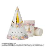 Hot Stamping Unicorn Themed Children'S Birthday Suit Party Supplies Creative