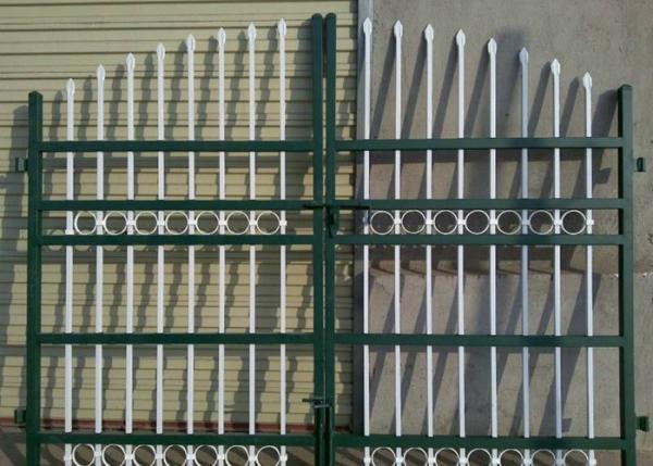 Buy cheap Arch Top Decorative Residential Electric Gates , Sliding Metal Gates For House from wholesalers