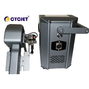 Buy cheap 20w Handheld Fiber Laser Marking Machine Printer Logistics Company Rubber Tires Portable Laser Engraving Machine from wholesalers