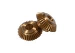 Brass Alloy Straight Bevel Pinion Gear 40T 0.6 Module 23.9mm Pitch Diameter