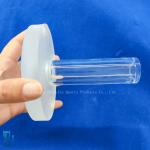 Custom Corrosion Resistant Polishing Punching Quartz Flange Tube Glass Pipe For