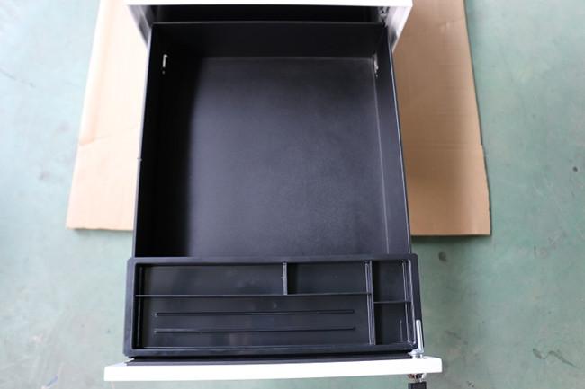 Steel 3 Drawer Rolling File Cabinet Mobile Pedestal Use In Office Home Gym School 1