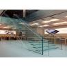 Buy cheap CE Certificated Metal And Glass Staircase , U Shaped Modern Open Staircase from wholesalers