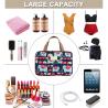 Buy cheap Leak Proof Floral And Elephant Cosmetic Toiletry Bag For Girls from wholesalers