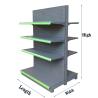 Buy cheap Convenience Store Chain Bread Display Shelves Commercial Super Gondola Shelves from wholesalers