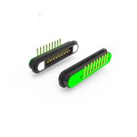 Buy cheap 9 Pin Magnetic Connectors 5A PCB Magnetic Connector Black Male and Female product