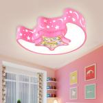 Led Chandelier For Kids Baby Boy Room Lighting Eye Protection moon ceiling light