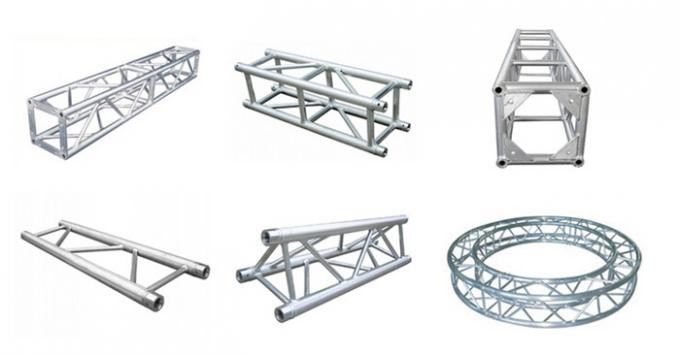Waterproof Square Aluminum Stage Truss Bolt Connection Easy Installation