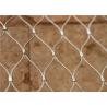 Buy cheap 1.2mm Climbing Plant Support Mesh 200mm Stainless Steel Cable Wire Rope Netting 30x30mm from wholesalers