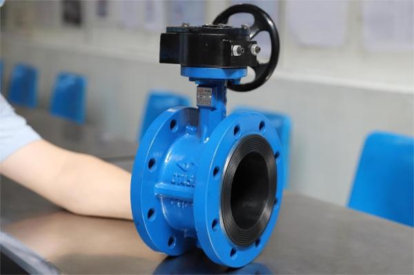 Buy cheap Dn300 1mpa Handwheel Nodular Cast Iron Flanged Butterfly Valve High Performance from wholesalers