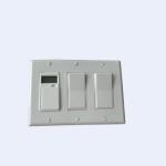 2 Gang Decor 125v Stainless Steel Push Button Switch Prefab