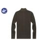Buy cheap Stand Collar Mens Dark Brown Cardigan Sweater , Mens Cotton Cardigans With Pockets from wholesalers