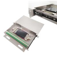 Buy cheap Steel Sliding Fixed Sc FTTH Termination Box 12 Port 24 Port product