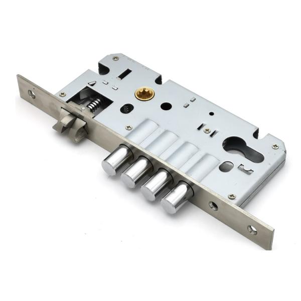 Buy cheap Stainless Steel Mortise Cylinder Lock Body Anti Drill 4 Point 72mm Center size from wholesalers