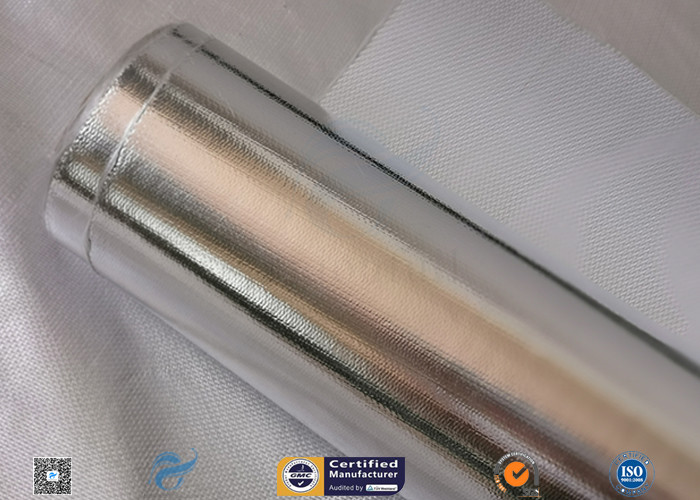 Fire Resistant Waterproof Silver Aluminium Foil Fiberglass Laminate