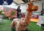 Custom Size Electric Animal Scooter In Mall / Motorized Stuffed Animal Ride On