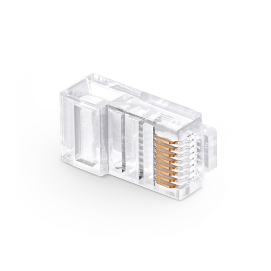 Exact Cables Network Cable Connector RJ45 for Cat5 Cat 5E UTP FTP 8 Pin Shielded Connector