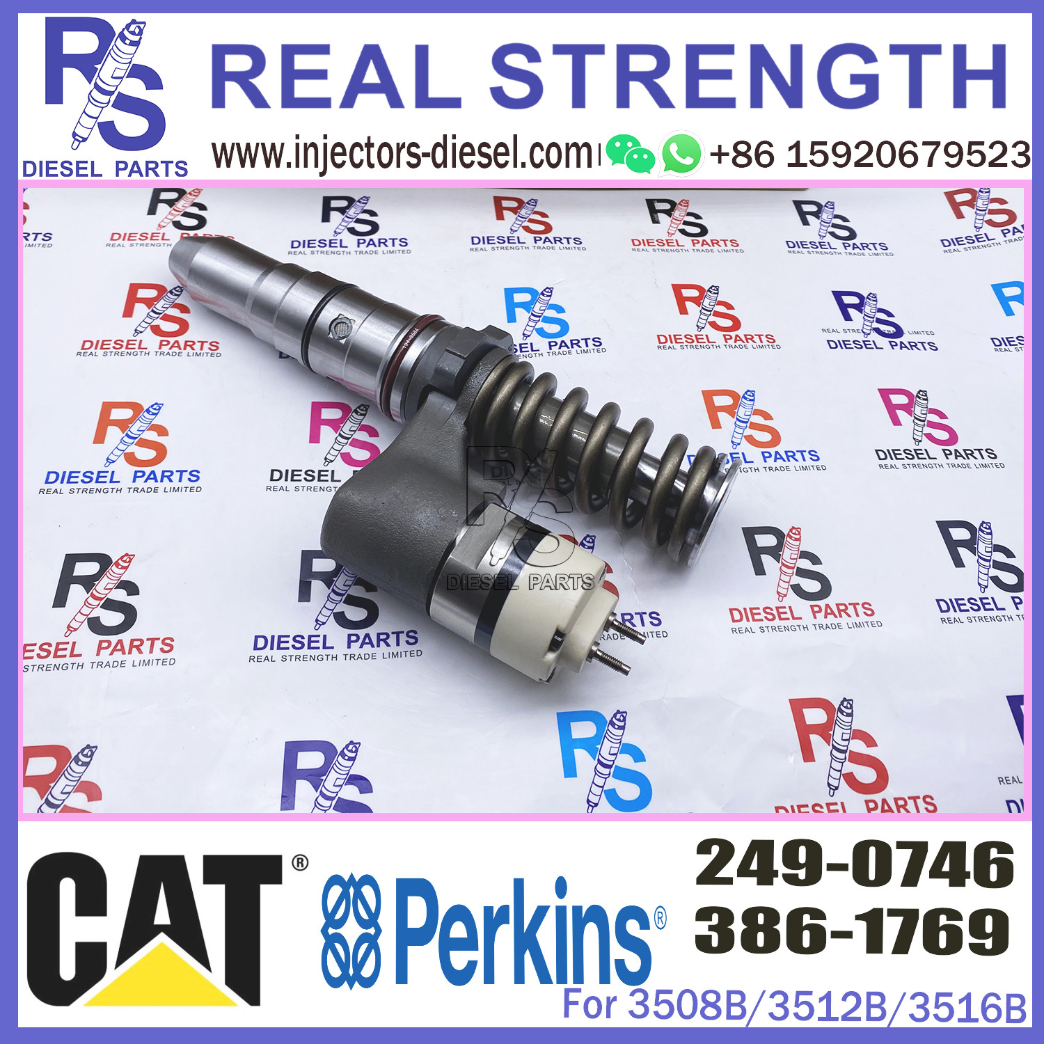 Diesel Engine 3512B Caterpillar Fuel Injector 2490746 249-0746 386-1769