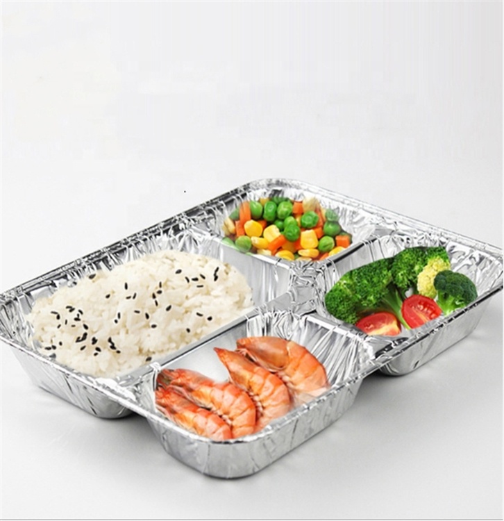 Fast Food Disposable Foil Bbq Grill Pan Half Size Medium almunium Foil Container