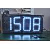 Buy cheap Gas Station Outdoor 12 Inches LED Time and Temperature Panel for Advertising Publish from wholesalers