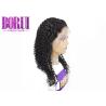 Buy cheap Full Lace HD Deep Curly Wig Human Hair , Pre Pluked Brazilian Human Hair Wigs from wholesalers