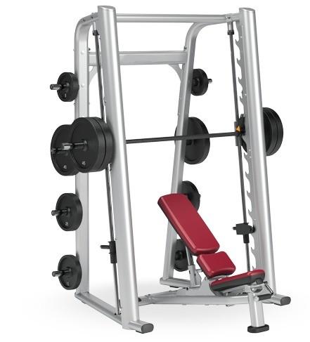 Buy cheap Commercial Fitness Equipment Strength Training Machine Smith Power Rack from wholesalers