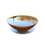 Rustic Rusty Backyard Corten Steel Waterfall Durable Weather Resistant